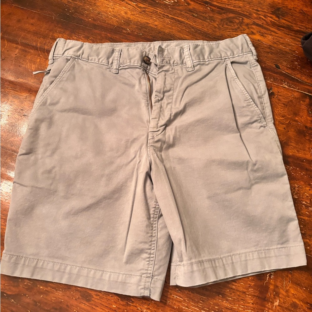 American Eagle Outfitters Gray Flat Front Shorts